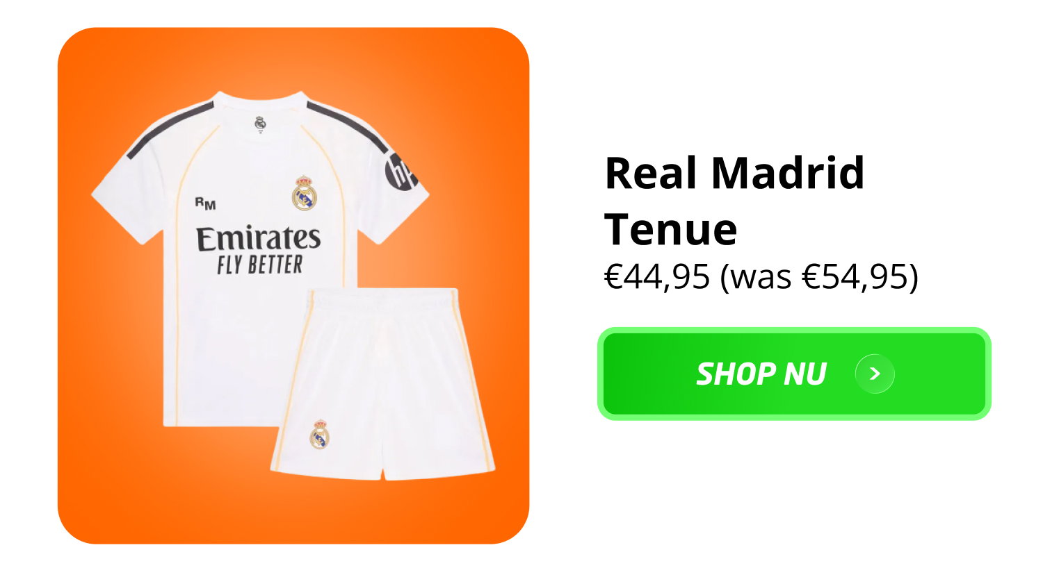 Real Madrid Tenue