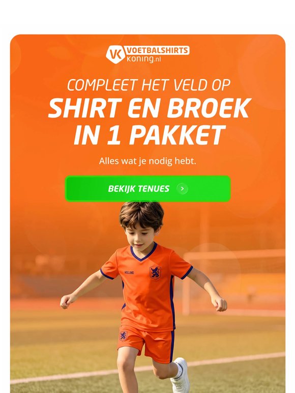 Vind jouw perfecte voetbaltenue! ⚽