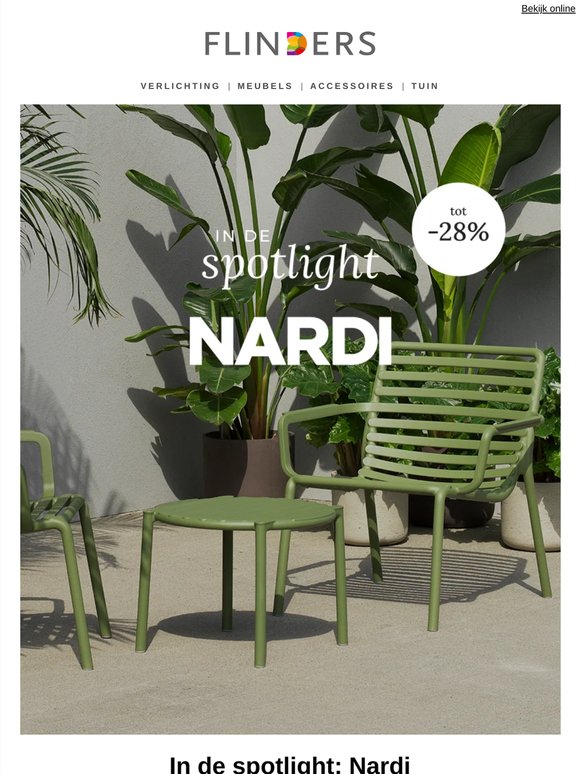 Nu 28% korting op alles van Nardi 🎊