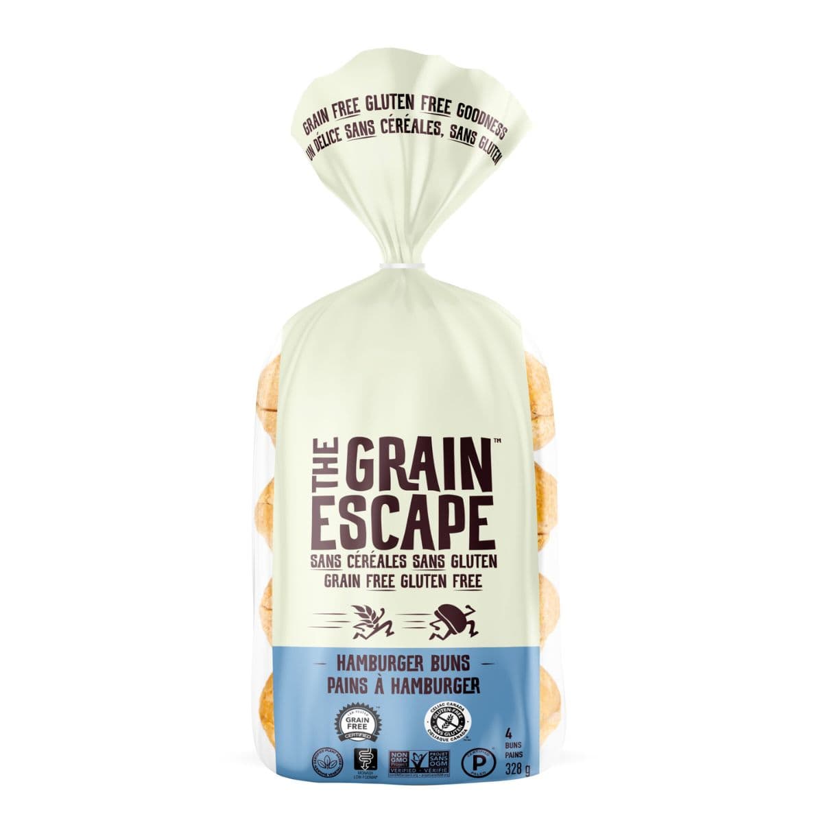 Image of The Grain Escape Grain-Free Gluten-Free Buns Hamburger, 4 Pack