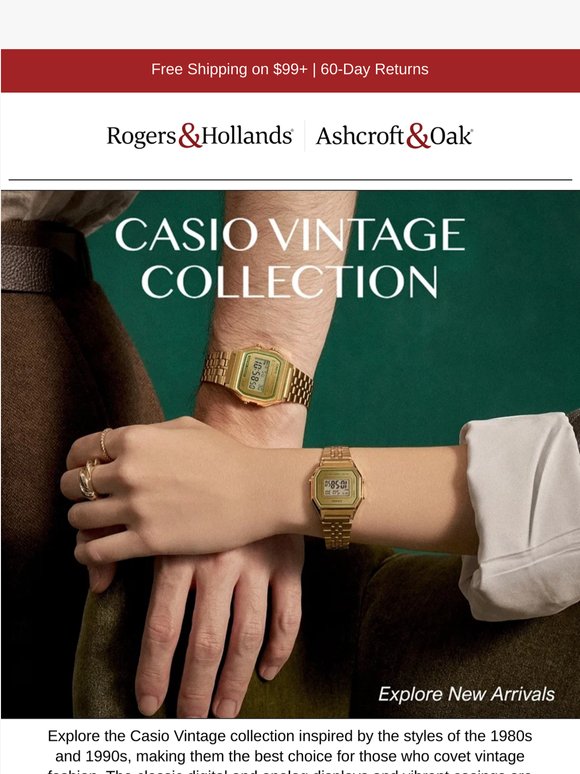 ⌚️NEW ARRIVAL - Explore the Casio Vintage Collection