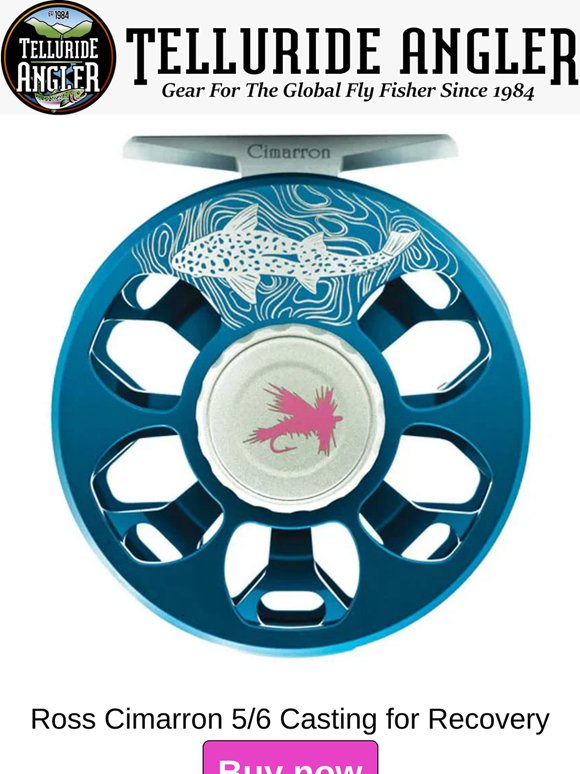 Ross Cimarron CASTING FOR RECOVERY reel