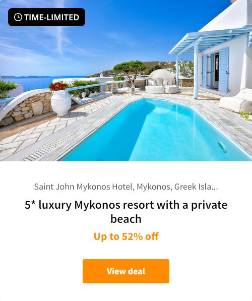 5* luxury Mykonos resort with a private beach
