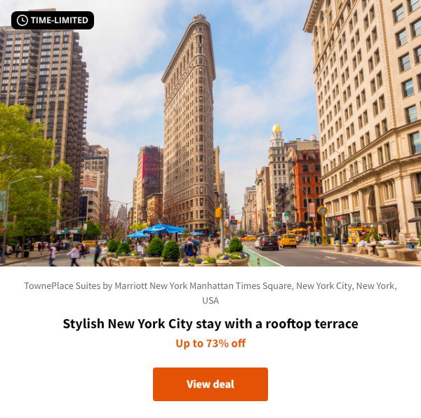 Stylish New York City stay with a rooftop terrace