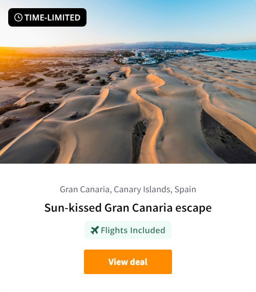 Sun-kissed Gran Canaria escape