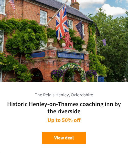 Historic Henley-on-Thames coaching inn by the riverside