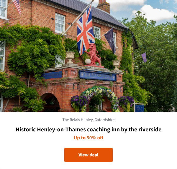 Historic Henley-on-Thames coaching inn by the riverside