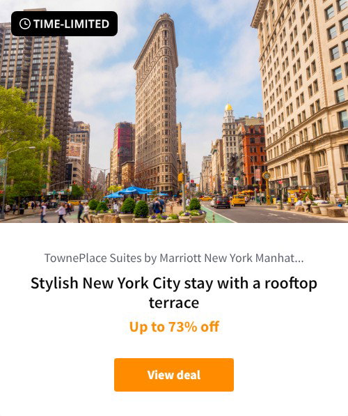 Stylish New York City stay with a rooftop terrace