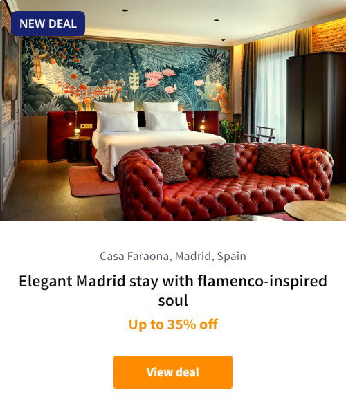 Elegant Madrid stay with flamenco-inspired soul