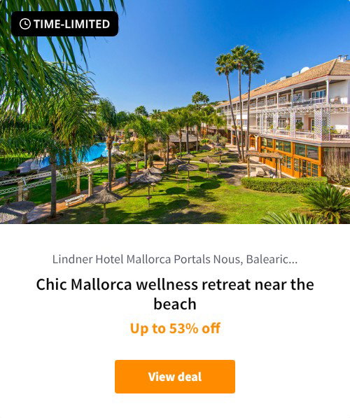 Chic Mallorca wellness retreat near the beach