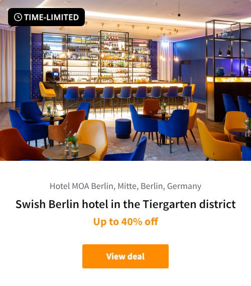 Swish Berlin hotel in the Tiergarten district