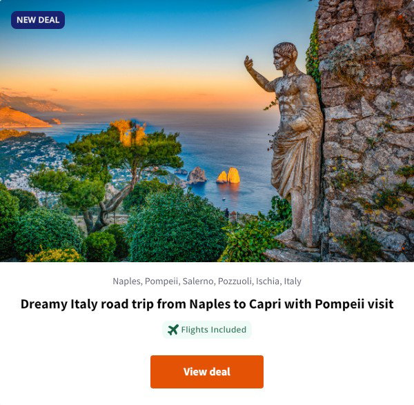 Dreamy Italy road trip from Naples to Capri with Pompeii visit