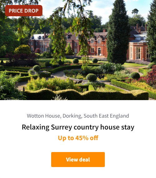 Relaxing Surrey country house stay