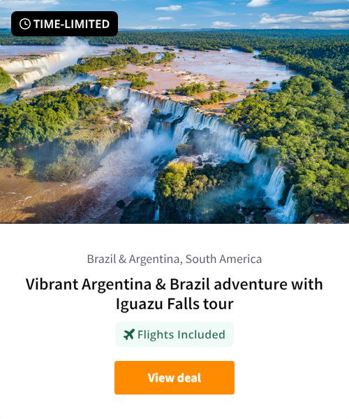 Vibrant Argentina &amp; Brazil adventure with Iguazu Falls tour