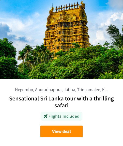Sensational Sri Lanka tour with a thrilling safari