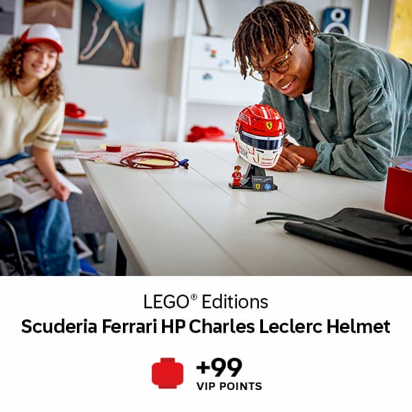 LEGO® Editions Scuderia Ferrari HP Charles Leclerc Helmet