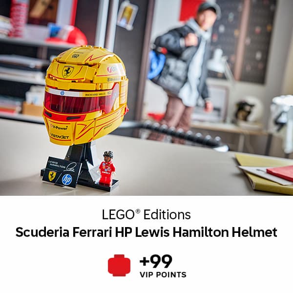 LEGO® Editions Scuderia Ferrari HP Lewis Hamilton Helmet