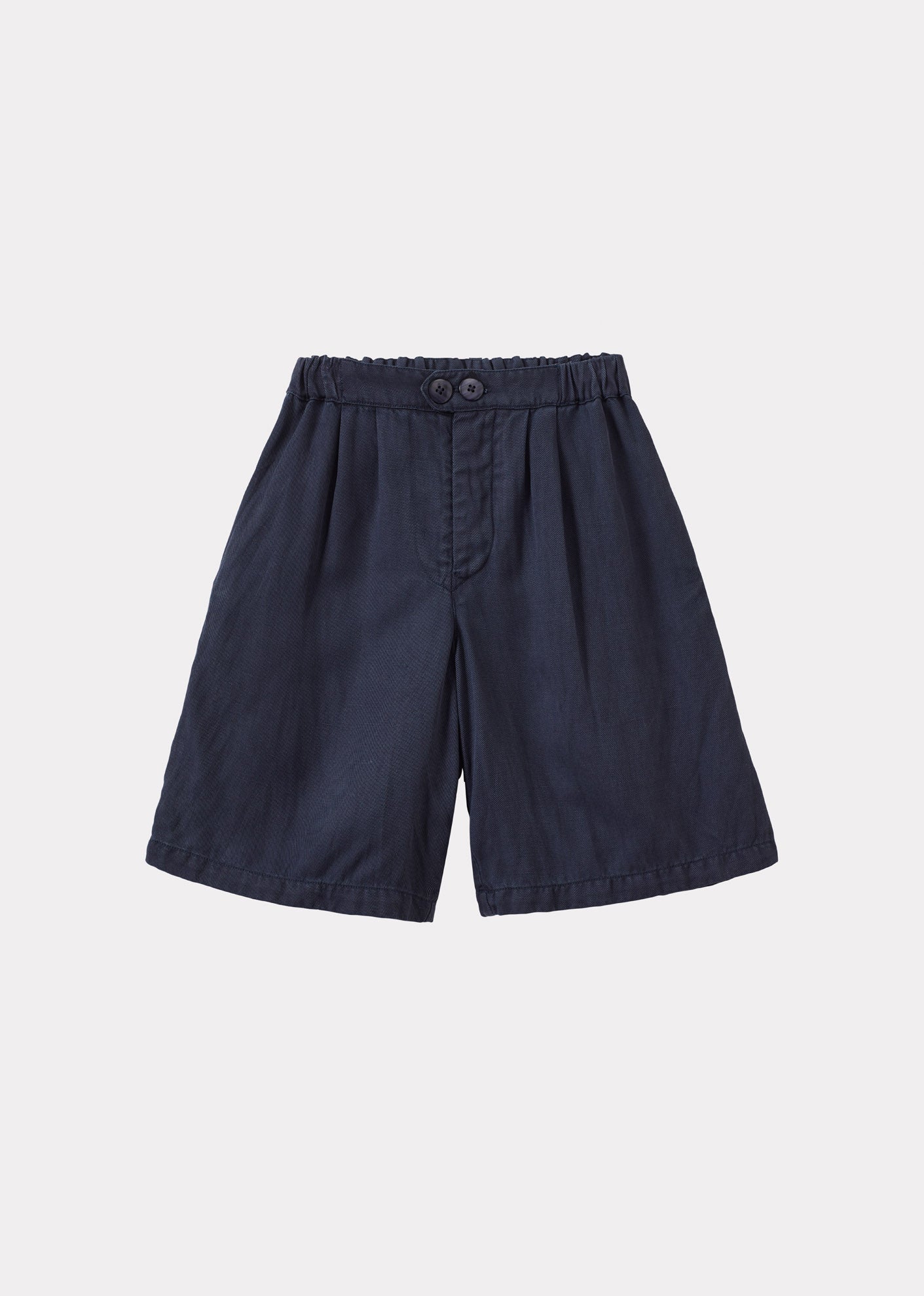 Image of TARRA CHILDREN'S LINEN SHORTS - NAVY