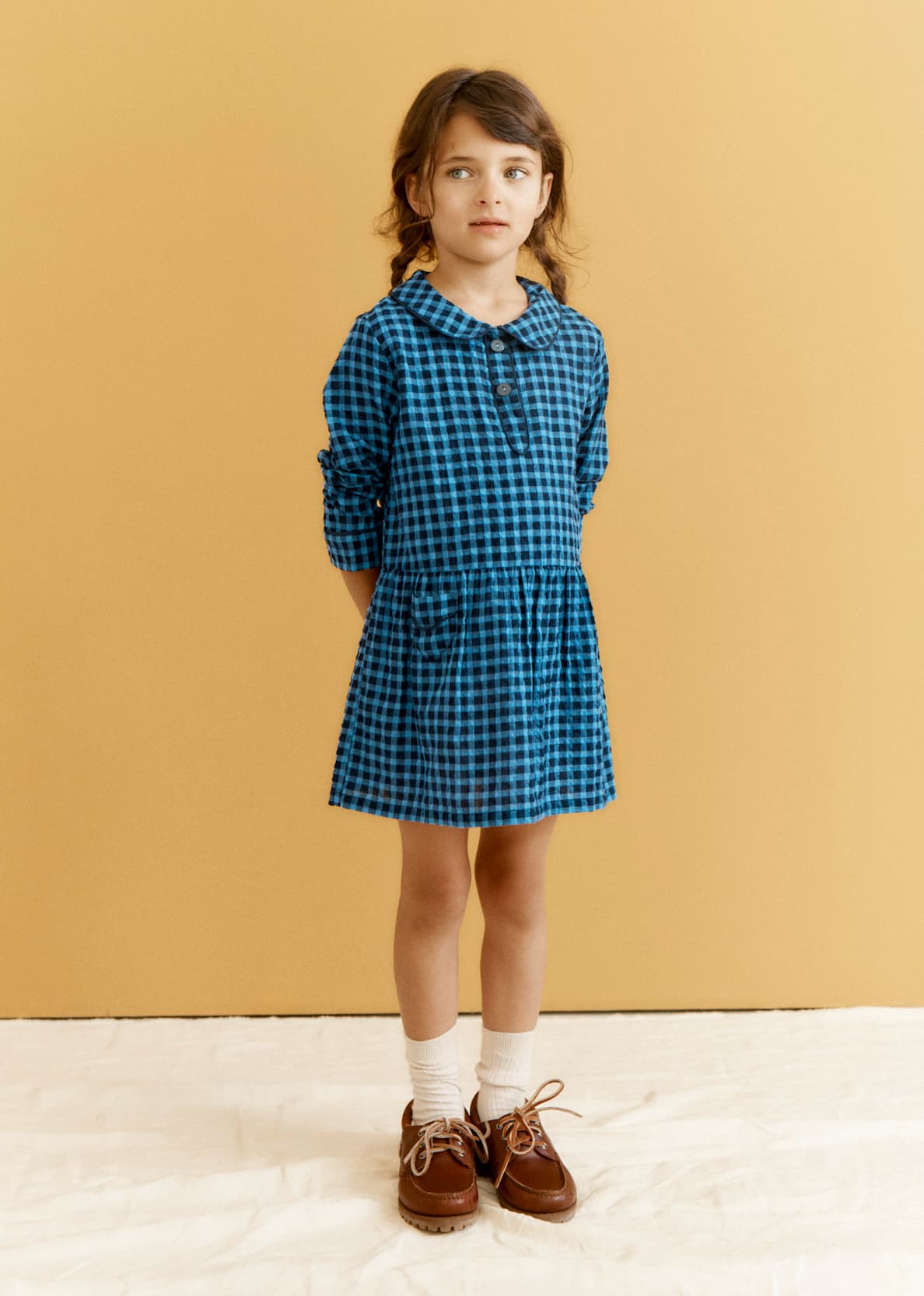 WHITELEAF BLUE GINGHAM