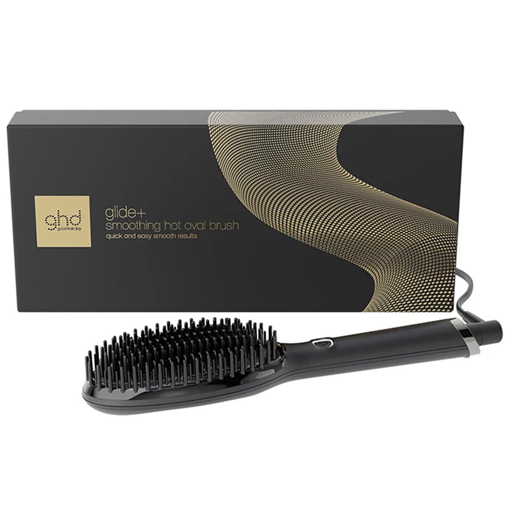 Image of ghd glide+ Smoothing Hot Brush in Schwarz
