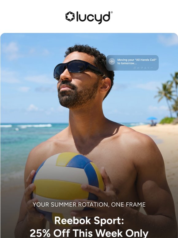 25% off the frame that keeps up 😎