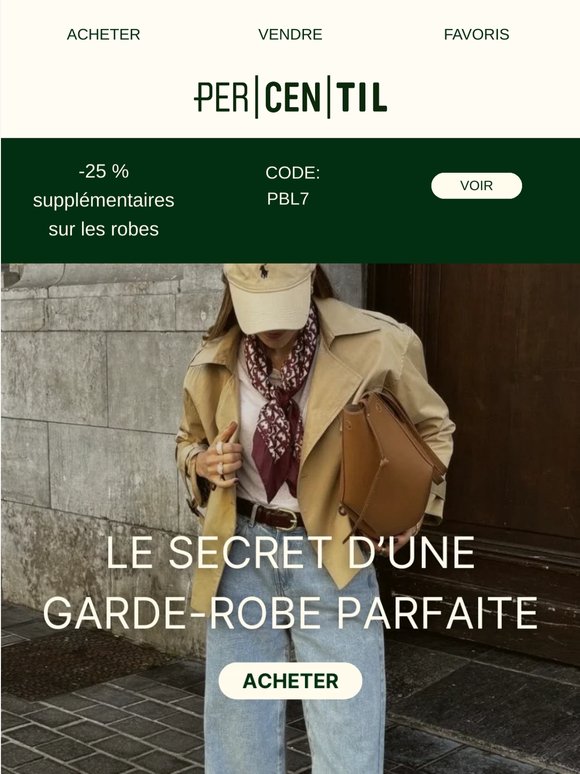 Le secret d’une garde-robe parfaite 😍