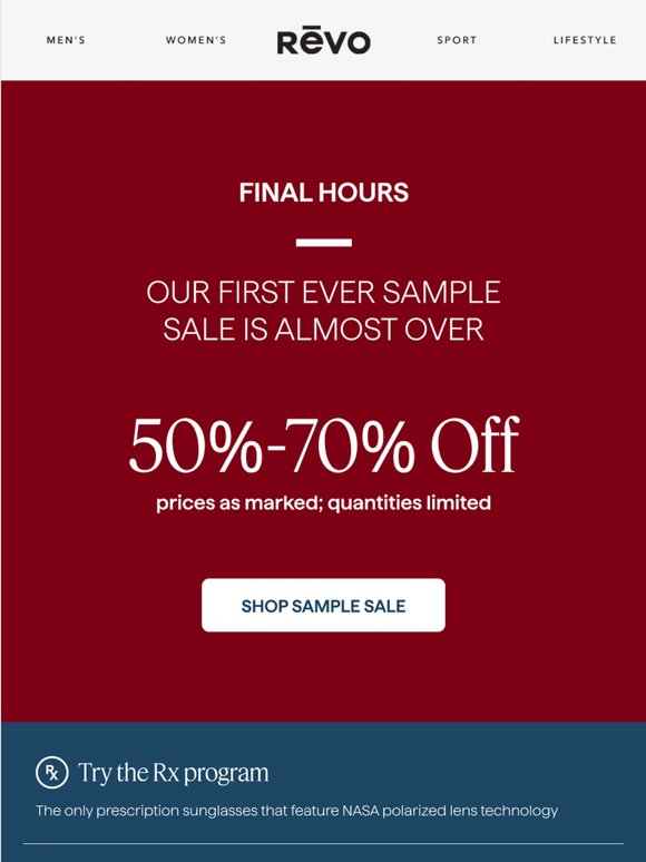 Final Hours: 50-70% Off 👀