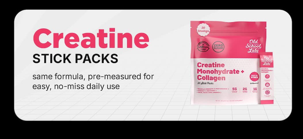 Creatine Monohydrate for Women - Stick Packs