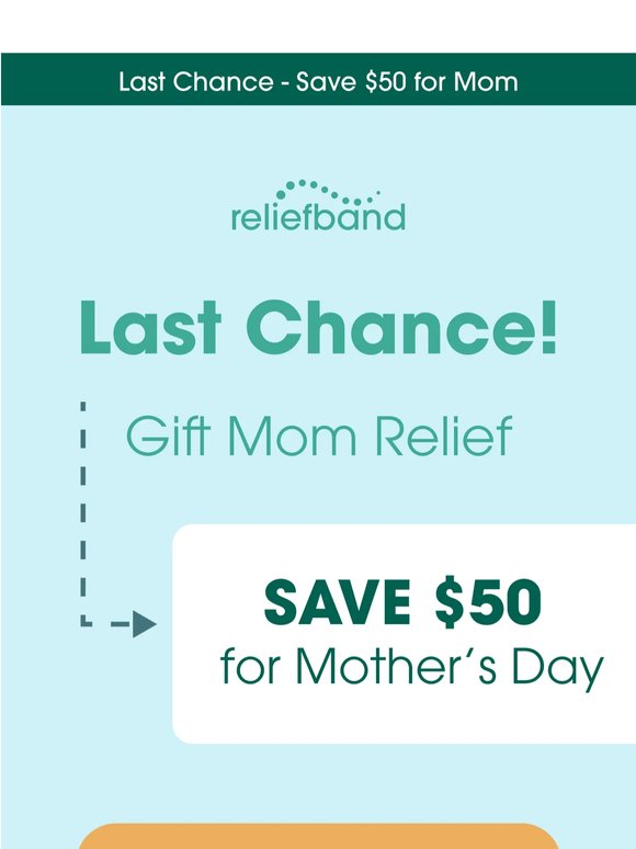 Hurry! $50 Savings for Mom – Limited Time!