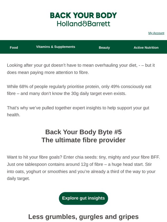 Back Your Body Bytes: week 5