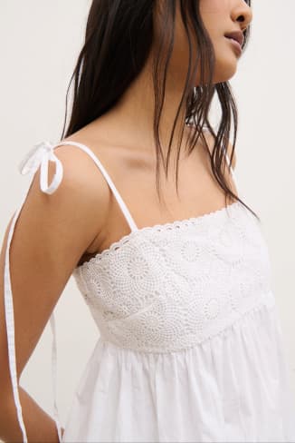 Rae Crochet Detail Cami Top