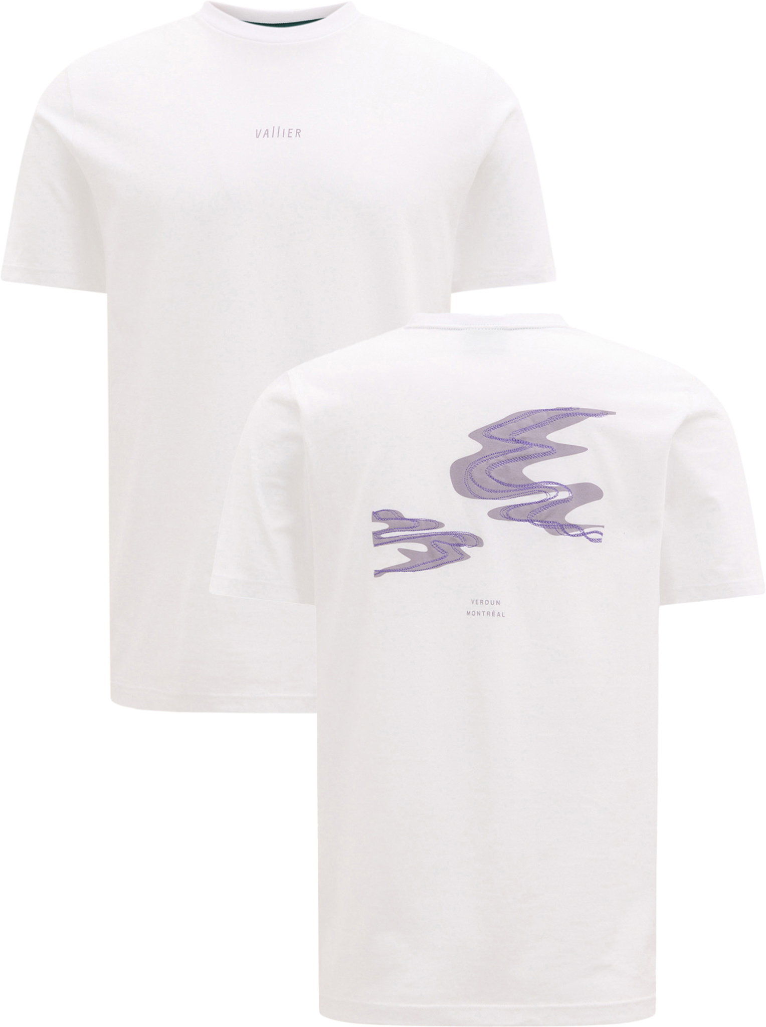 Vallier,  Verdun Organic Cotton Printed T-Shirt - Unisex 