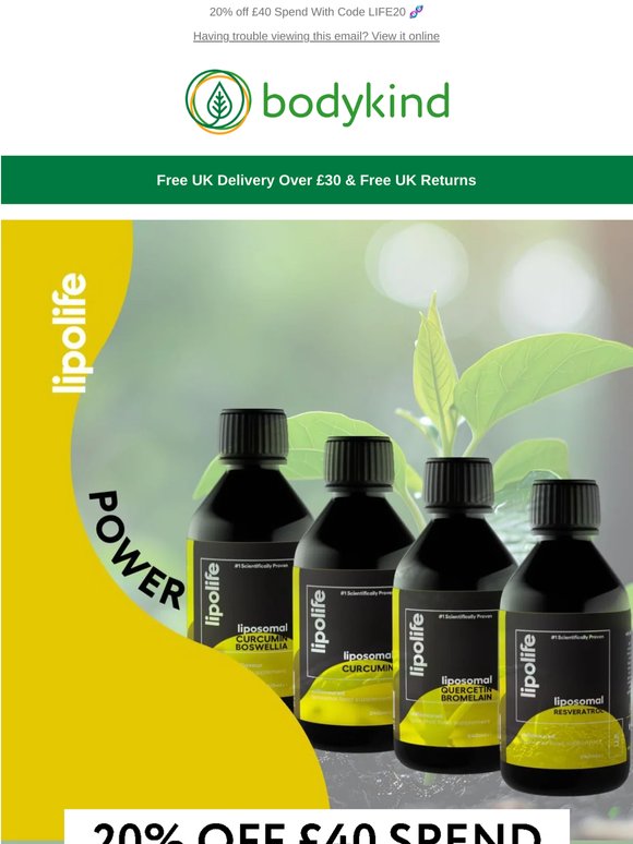Offer of the Week: 20% off Lipolife 🌍