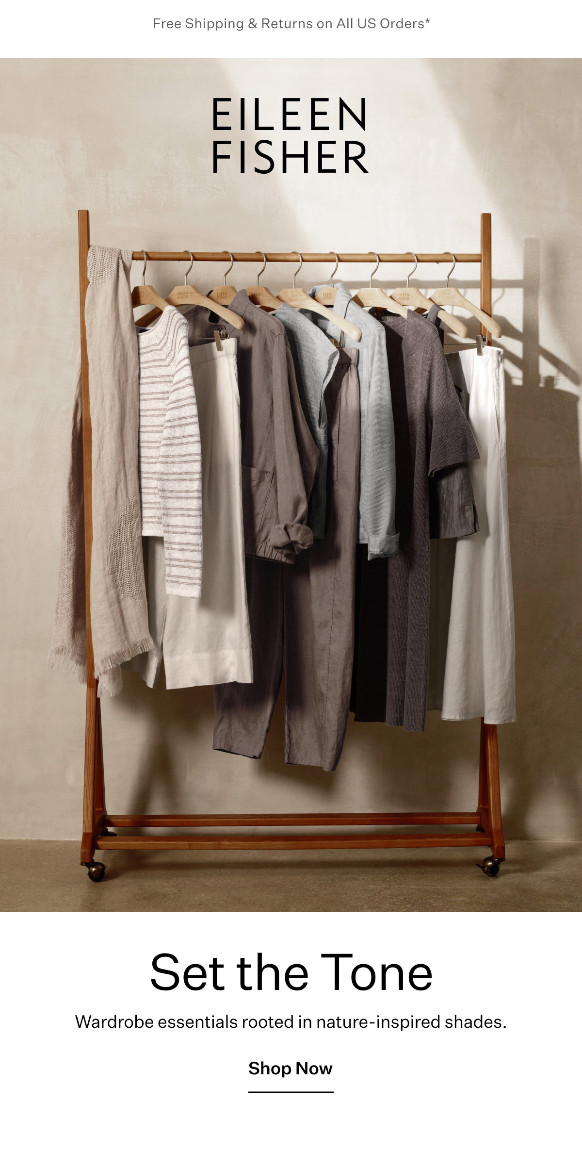 EILEEN FISHER. Set the Tone. Shop Now