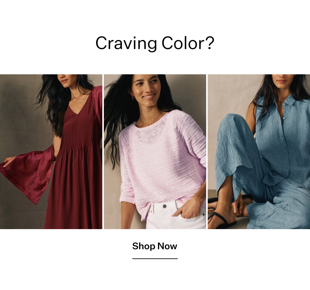 Craving Color? Shop Now