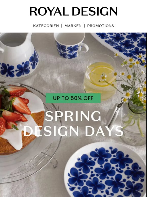 Spring Design Days – bis zu 50%