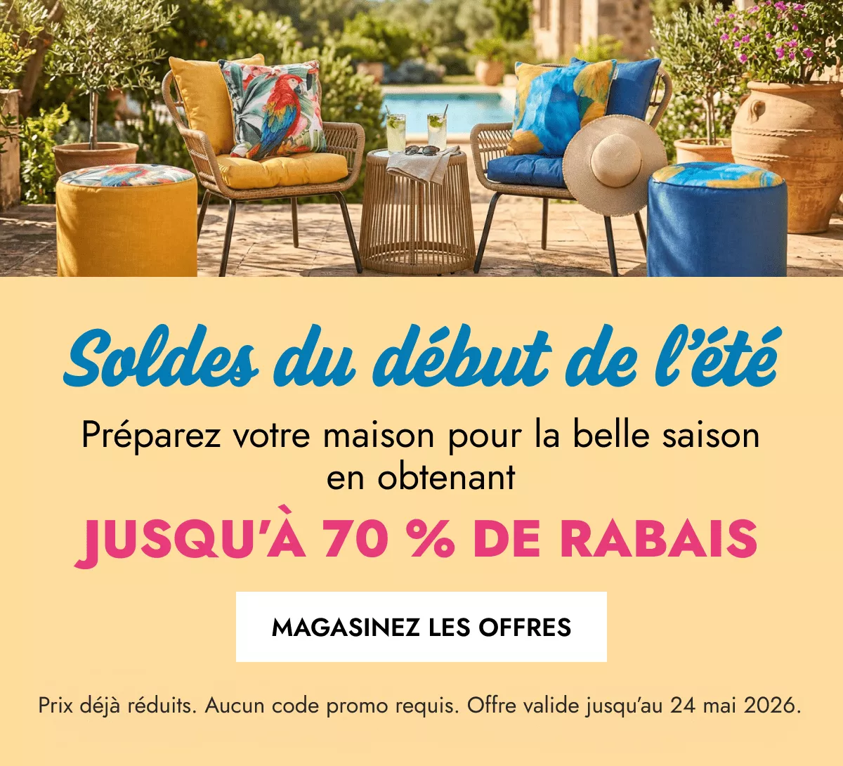 Soldes du début de l'été