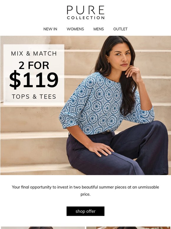 Final Hours | Don't Miss Out On 2 For $119