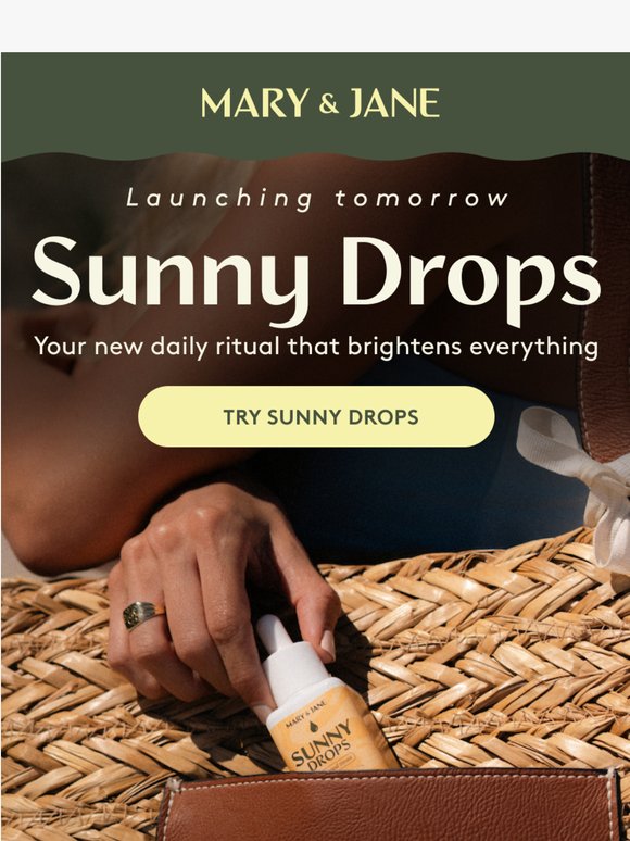 Something Sunny DROPS Tomorrow 💧👀