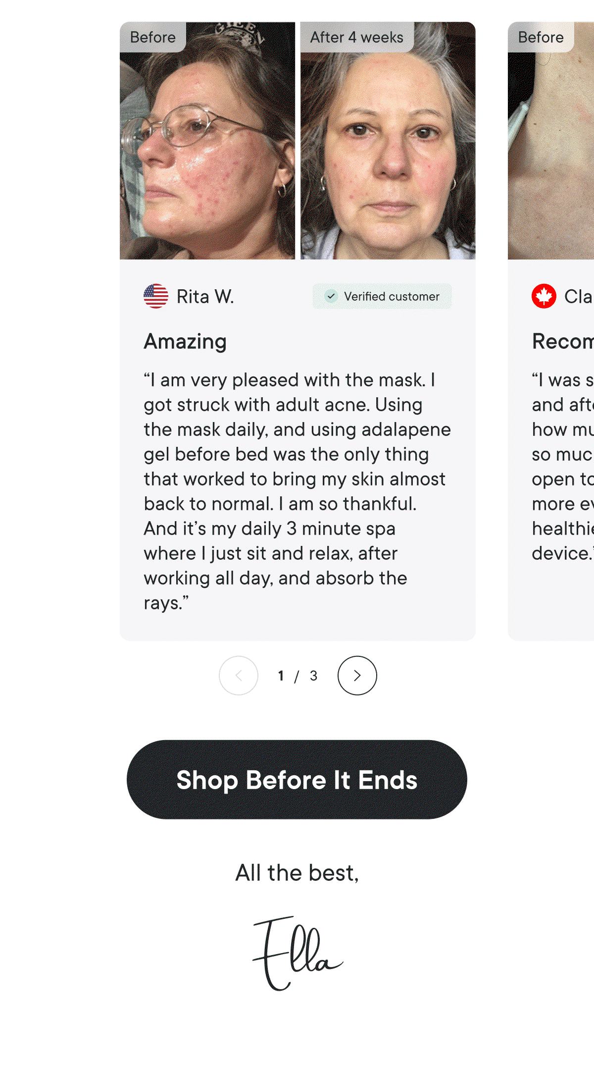 Shop Before It Ends