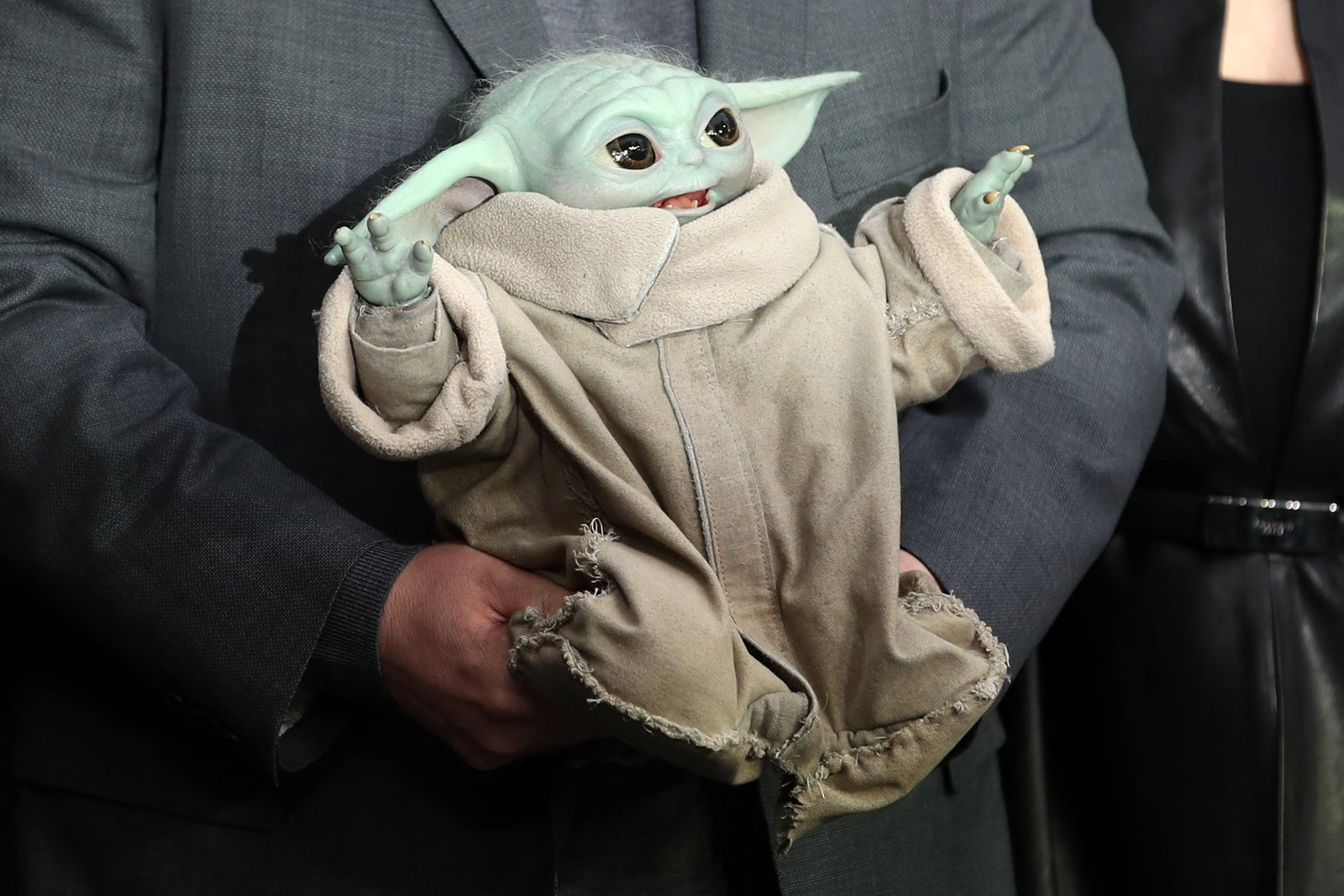 Grogu is very excited