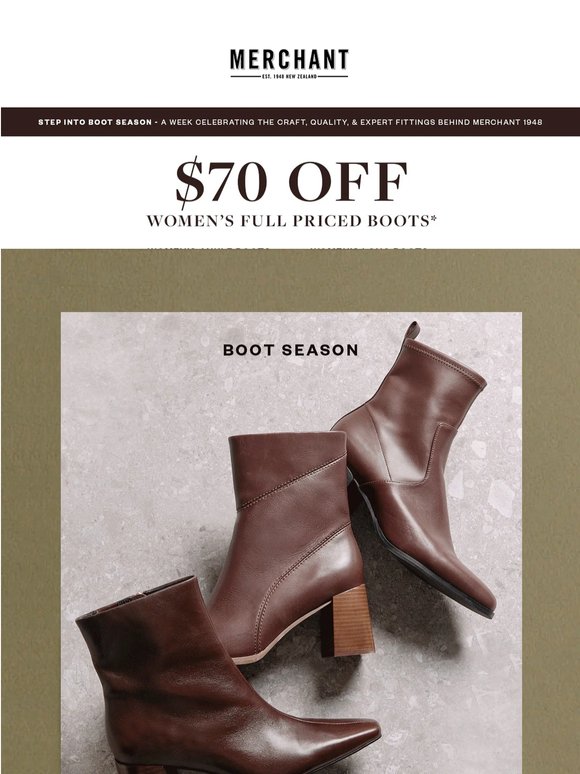 Just Landed: Neutral Boots | $70 Off*