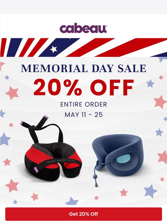 Memorial Day Savings Start Now 🇺🇸