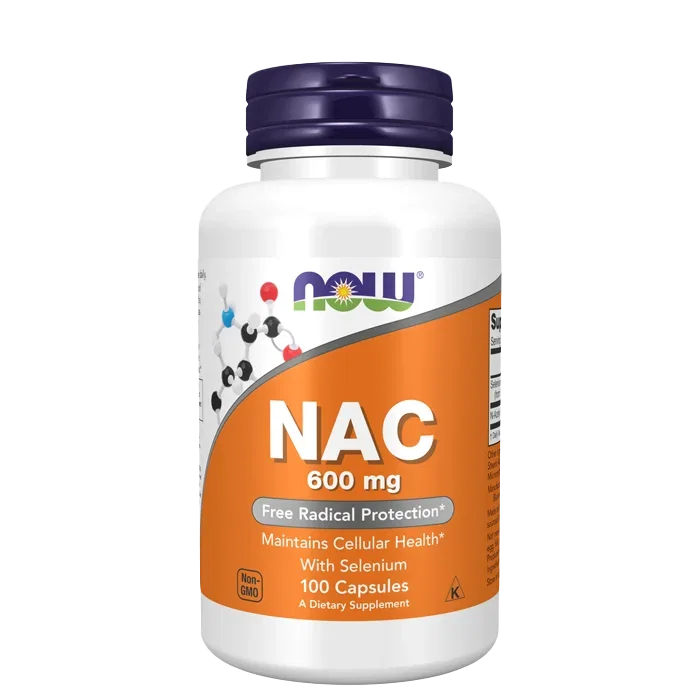 Now Foods NAC 600 mg 100 kapslar 