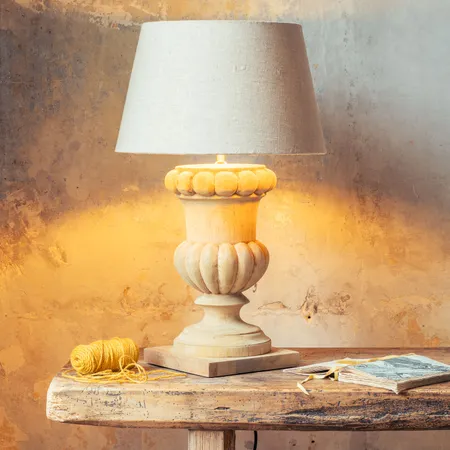 Agnes Wooden Table Lamp