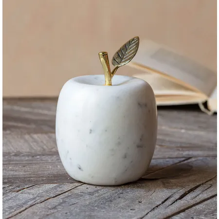 Marble Apple Ornament