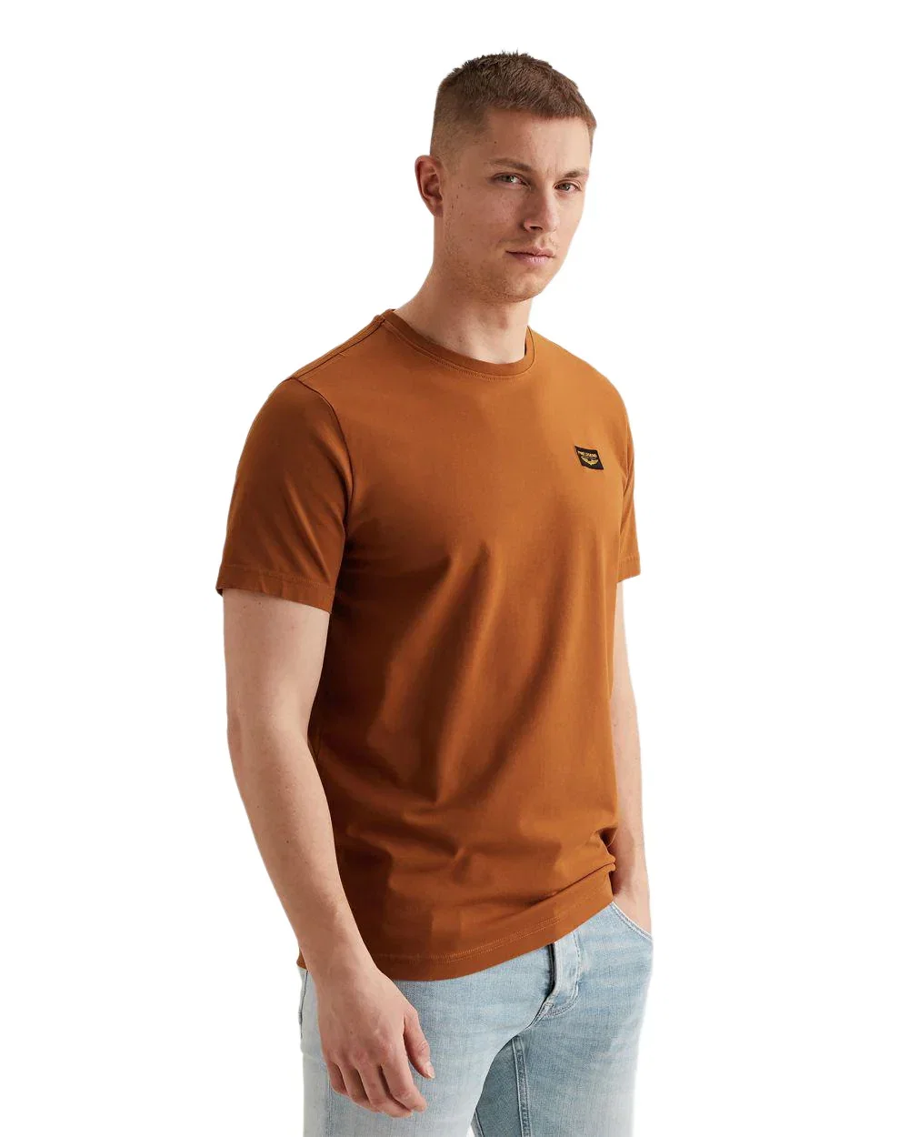 Image of PME Legend Herren Rundhals T-Shirt  SHORT SLEEVE R-NECK AMERICAN CLASSIC - Regular Fit