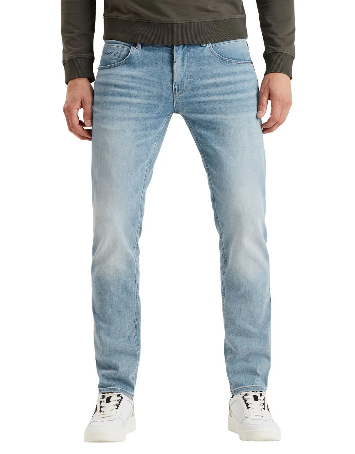 Image of PME Legend Herren Jeans NIGHTFLIGHT - Low Waist - Regular Fit - Blau Grau