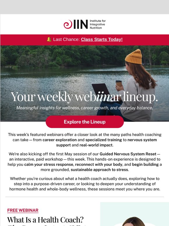 New Webinars + A Live Nervous System Reset Session This Week