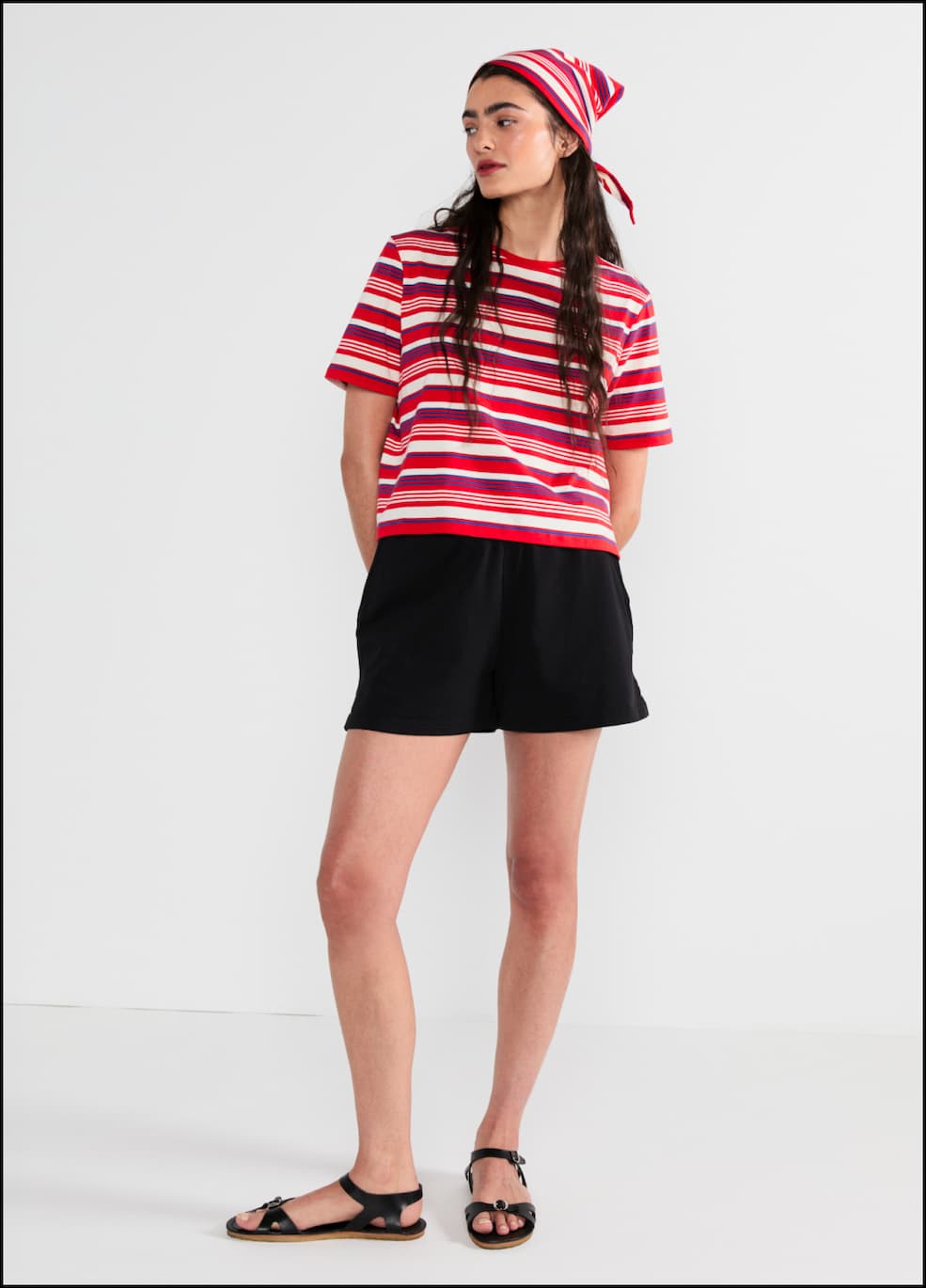 Model wearing the Brentwood tee